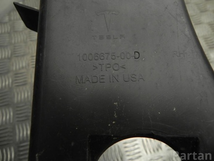 Tesla 1006675-00-D / 100667500D MODEL S 2015 Soporte, cubierta