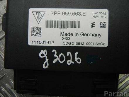 Volkswagen 7PP 959 663 E / 7PP959663E TOUAREG (7P5) 2013 Voltage stabiliser