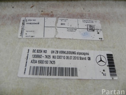 Mercedes-Benz A2046900150 C-CLASS (W204) 2010 Панель потолка