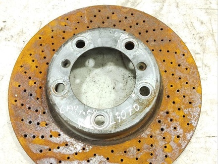 Porsche CAYMAN (981) 2014 Brake Disc Left Front