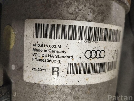 Audi 4H0616002M A8 (4H_) 2012 amortiguador con muelle neumática Right Rear