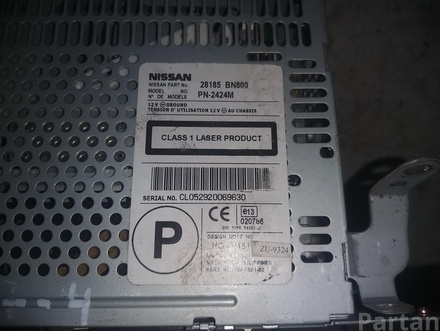 Nissan 28185BN800 PRIMERA (P12) 2006 Radio z odtwarzaczem CD