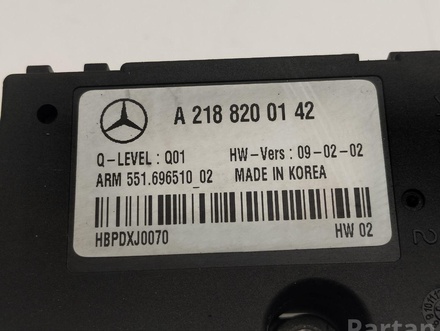 Mercedes-Benz A2188200142 CLS (C218) 2014 Sliding roof motor