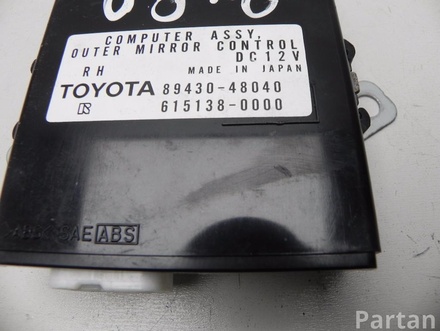 Lexus 89430-48040 / 8943048040 RX (_U3_) 2007 control unit