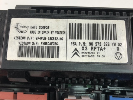 Citroën 96573328YW C5 I (DC_) 2004 Unidad de control, control automático del aire acondicionado