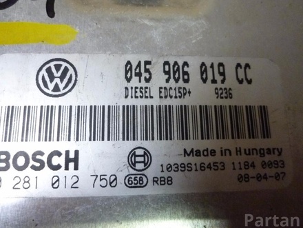 Škoda 045 906 019 CC / 045906019CC ROOMSTER (5J) 2007 Control unit for engine