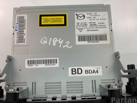 Mazda BDA466AR0B 3 (BL) 2009 Radio CD