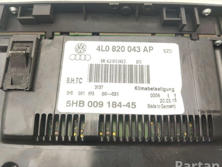 Audi 4L0820043, 4L0820043AP Q7 (4L) 2015 Temperature Switch, air conditioning fan