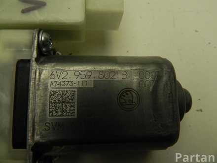 Škoda 6V2 959 802 B / 6V2959802B RAPID (NH3) 2016 Motor para subida de ventanas Right Front