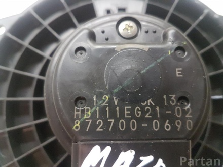 Mazda 872700-0690 / 8727000690 6 Saloon (GH) 2010 Ventilador de habitáculo